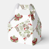 Weihnachten, elegant, Winter. Geschenkschachtel Bedankdoosjes (Achterkant)