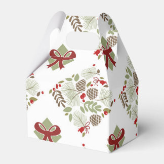 Weihnachten, elegant, Winter. Geschenkschachtel Bedankdoosjes