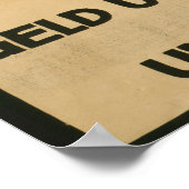 Weihnachten Im Feld Poster (Hoek)