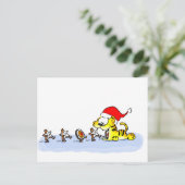 Weihnachten mit Kuscheltiger Briefkaart (Staand voorkant)