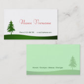 Weihnachten Visitekaartje (Voorkant / Achterkant)