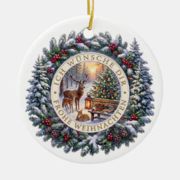 Weihnachtsbaumbehang - Weihnachtsornament Keramisch Ornament