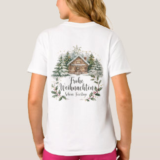 Weihnachtsgeschenk Weihnachtsgruß Frohe Weihnacht T-shirt