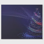 Weihnachtsgeschenkpapier in Blau Cadeaupapier (Vlak)