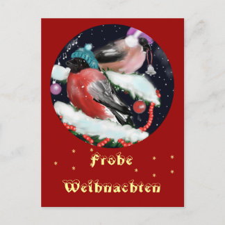 Weihnachtsgruss , Dompfaff Briefkaart