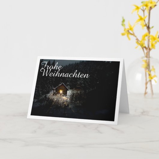 Weihnachtsgrüße mit Hexenhaus Kaart (Gele Bloem)