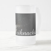 Weihnachtsgrüße mit Hexenhaus Matglas Bierpul (Voorkant rechts)