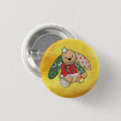 Weihnachtshase Ronde Button 3,2 Cm (Voorkant /achterkant)