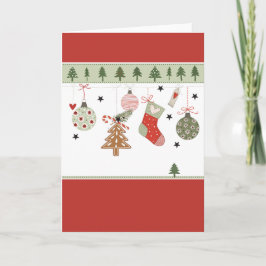 Weihnachtskarte Feestdagen Kaart