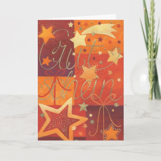 Weihnachtskarte Gutschein Feestdagen Kaart (Voorkant)