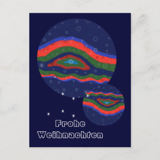 Weihnachtskarte..Lichtsterne Briefkaart