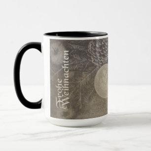 -Weihnachtsmotiv mit Keksen und Kaffee Mok