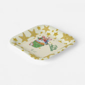 Weihnachtsmuffin  papieren bordje (Gebogen)