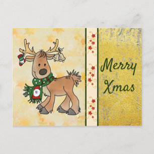 Weihnachtsren Briefkaart