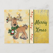 Weihnachtsren Briefkaart (Voorkant)