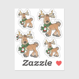 Weihnachtsrentier Sticker