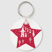 Weihnachtsstern Sleutelhanger (Voorkant)