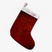 Weihnachtsstrumpf, Edles Design  Kleine Kerstsok (Voorkant (Hangend))