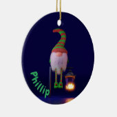 Weihnachtswichtel Keramisch Ornament (Rechts)