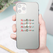 Weihnachtswunsch Sticker (Telefoon)