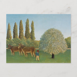 Weiland (De Weide), Henri Rousseau, 1910 Briefkaart