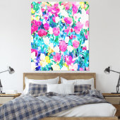 Weiland in bloei canvas afdruk (Insitu (Slaapkamer))