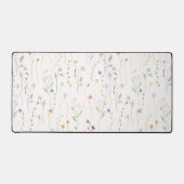 Weiland, lichtroze wilde bloemen, waterverf bureaumat (Voorkant)