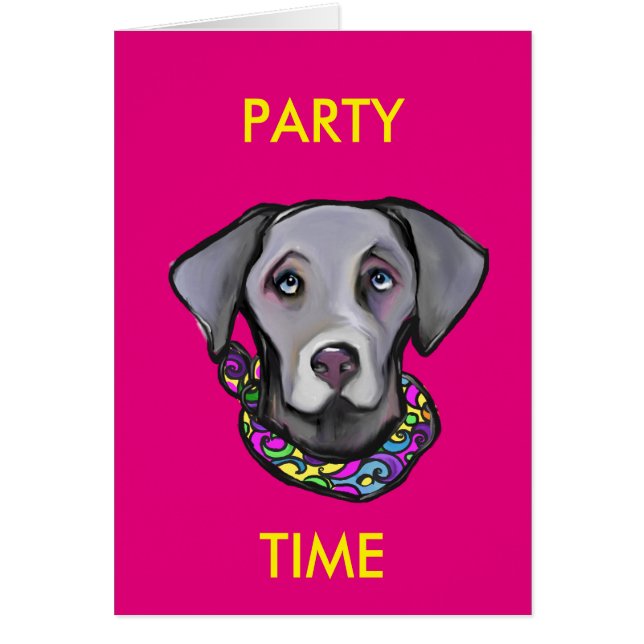 WEIMARANA MARDI GRAS (Devant)