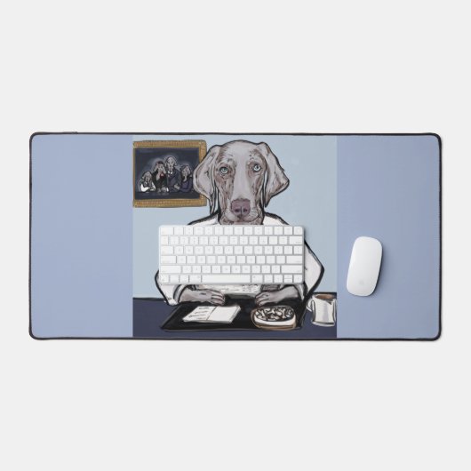Weimaraner (Clavier et souris)