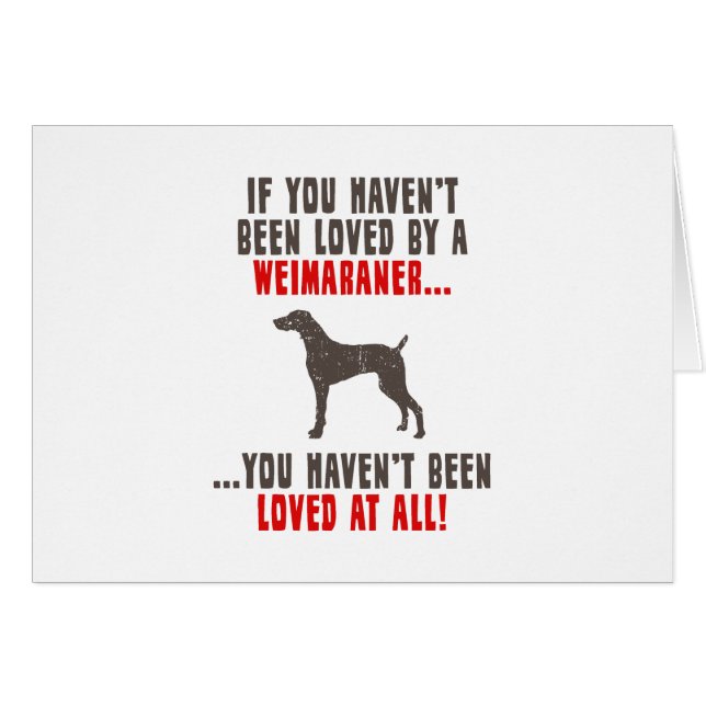 Weimaraner (Devant horizontal)