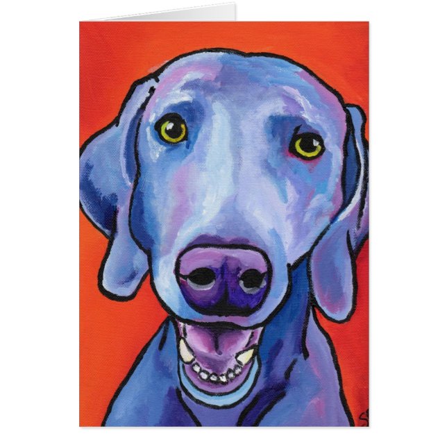 Weimaraner (Voorkant)