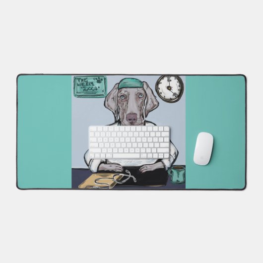 Weimaraner (Clavier et souris)