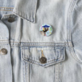 Weimaraner Afstuderen Ronde Button 3,2 Cm (In situ)