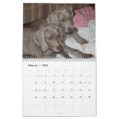 Weimaraner Agenda Kalender (Feb 2026)