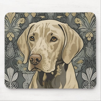 Weimaraner AI Art Muismat