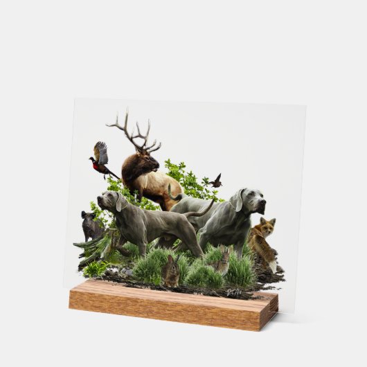 Weimaraner Art (Angle)