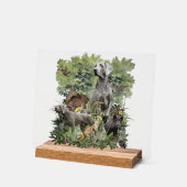Weimaraner Art Acryl Bord (Hoek)
