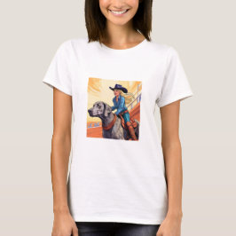 Weimaraner Barrel Racing T-shirt