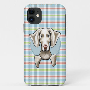 Weimaraner Bleek Play iPhone 11 Hoesje