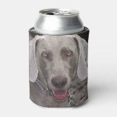 Weimaraner Blikjeskoeler (Blikje Voorkant)