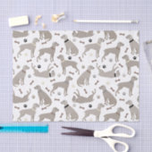 Weimaraner-Botten en -papier Tissuepapier (Craft)