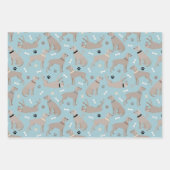 Weimaraner-Botten en -poten Inpakpapier Vel (Voorkant 3)