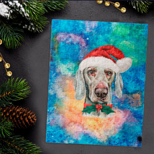 Weimaraner Breed Dog Kerstmis Legpuzzel