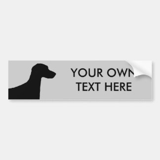 Weimaraner Bumpersticker