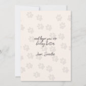 Weimaraner Chien pensant à votre carte (Dos)