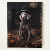 Weimaraner Citrouilles Halloween effrayant (Dos)