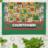 Weimaraner Counterdown Kerstmis Advent Calendar Do Theedoek (Gevouwen)