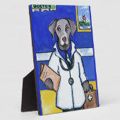 WEIMARANER DOCTOR FOTOPLAAT (Zijkant)