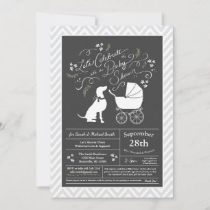 Weimaraner Dog Baby shower Geslacht Neutraal Kaart