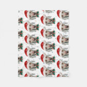 Weimaraner Dog Breed Christmas Stars Fleece Deken (Voorkant)